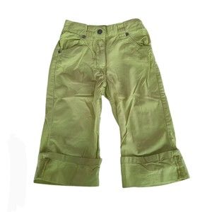 Palomino Girls Chartreuse Cropped Pants 4